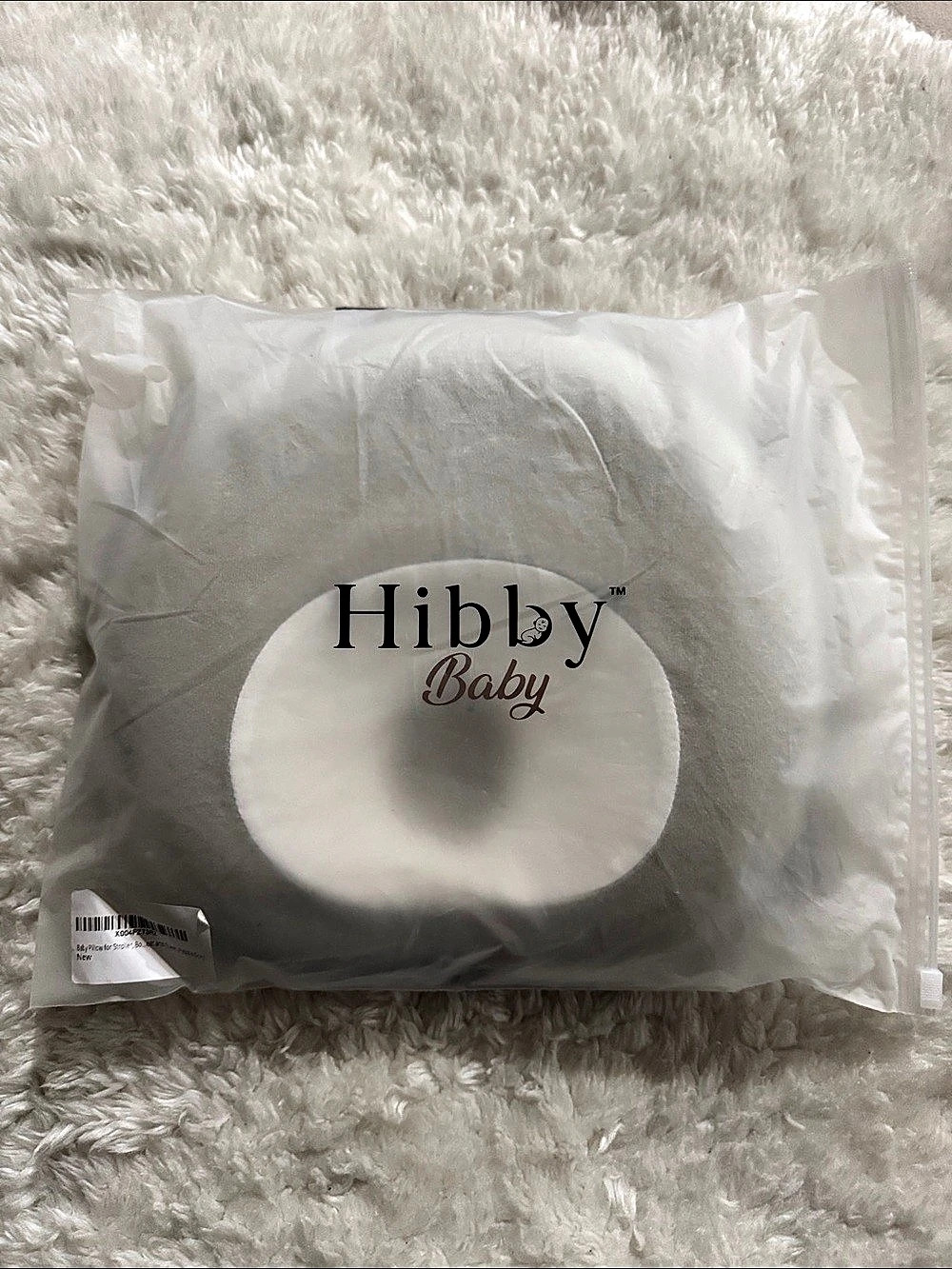 Hibby Baby Head Shaping Pillow Hibby White